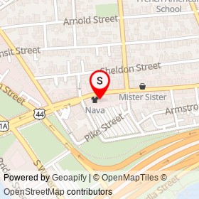 Coffee Exchange on Wickenden Street, Providence Rhode Island - location map