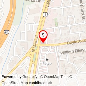Jerry's Artarama on Doyle Avenue, Providence Rhode Island - location map