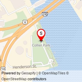 Collier Park on , Providence Rhode Island - location map