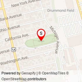 Columbia Park on , Providence Rhode Island - location map