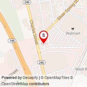 Wendy's on Silver Spring Street, Providence Rhode Island - location map