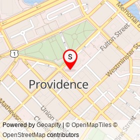 Soldiers and Sailors Monument on Kennedy Plaza, Providence Rhode Island - location map