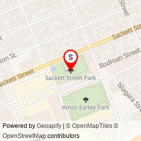 Sackett Street Park on , Providence Rhode Island - location map