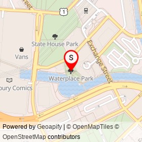 Waterplace Park on , Providence Rhode Island - location map