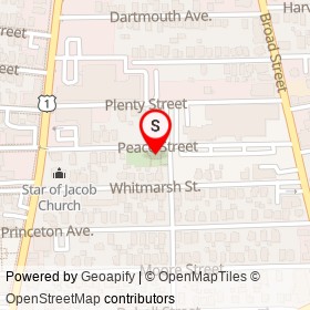No Name Provided on Peace Street, Providence Rhode Island - location map