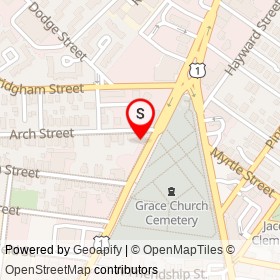 Fall River Pawn Brokers on Elmwood Avenue, Providence Rhode Island - location map
