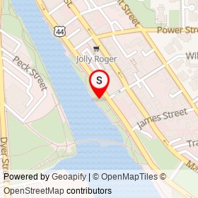 No Name Provided on Riverwalk, Providence Rhode Island - location map