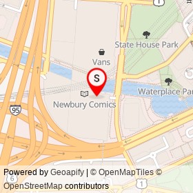 Hot Topic on Providence Place, Providence Rhode Island - location map