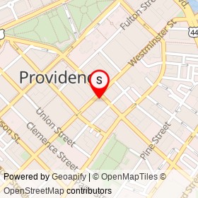 TD Bank on Westminster Street, Providence Rhode Island - location map
