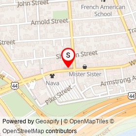 Nostalgia Providence on Wickenden Street, Providence Rhode Island - location map