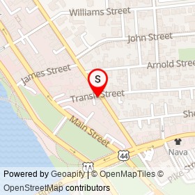 Benefit Street Juice Bar Cafe on Benefit Street, Providence Rhode Island - location map