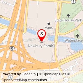 Newbury Comics on Providence Place, Providence Rhode Island - location map