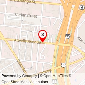 Welcome Gateway on Atwells Avenue, Providence Rhode Island - location map