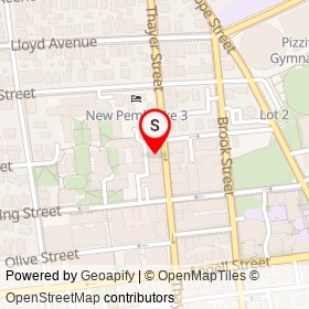 Second Time Around on Thayer Street, Providence Rhode Island - location map