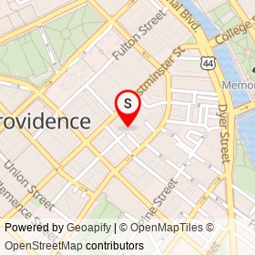 Tommy's place on Orange Street, Providence Rhode Island - location map