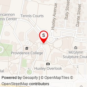Providence College Office of Safety & Security on Huxley Avenue, Providence Rhode Island - location map