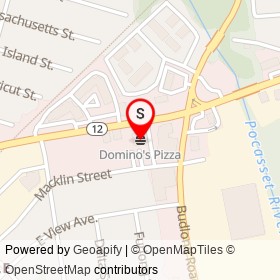 Domino's Pizza on Park Avenue,  Rhode Island - location map