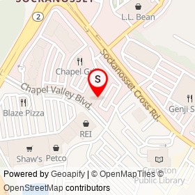 Qdoba on Chapel Valley Boulevard,  Rhode Island - location map