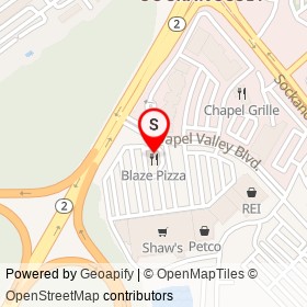 Starbucks on Chapel Valley Boulevard,  Rhode Island - location map