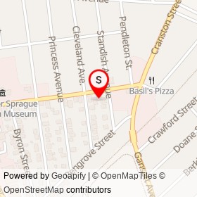 Dee's Deli on Cranston Street,  Rhode Island - location map