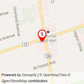 Santander on Mineral Spring Avenue,  Rhode Island - location map