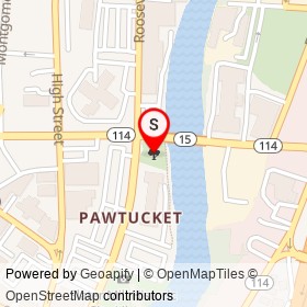Pawtucket on ,  Rhode Island - location map