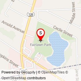 Fairlawn Park on , Lincoln Rhode Island - location map