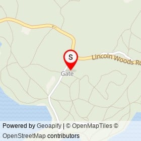 Lincoln Woods on , Saylesville Rhode Island - location map