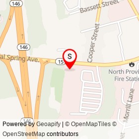 Shell on Mineral Spring Avenue, North Providence Rhode Island - location map