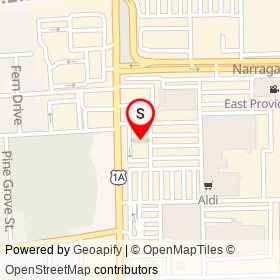 McDonald's on Newport Avenue, Rumford Rhode Island - location map