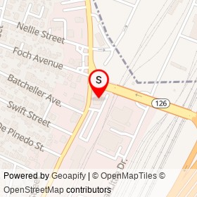 Chelos on Silver Spring Street, Providence Rhode Island - location map