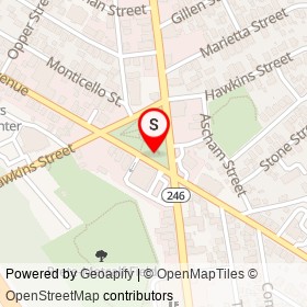 Hopkins Square on , Providence Rhode Island - location map