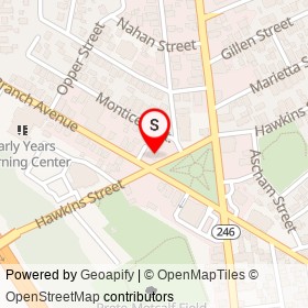 Spike's on Branch Avenue, Providence Rhode Island - location map