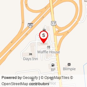 Sleep Inn Hardeeville on Whyte Hardee Boulevard, Hardeeville South Carolina - location map