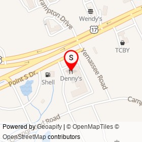 Denny's on Point South Drive,  South Carolina - location map
