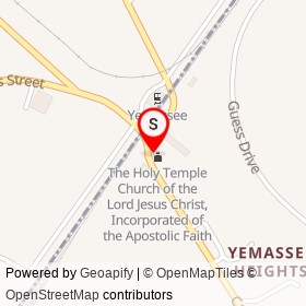 Yemassee Junction on Castle Hall Road,  South Carolina - location map