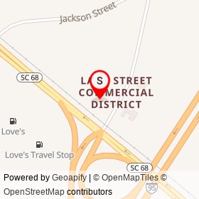 BP on Lane Street, Yemassee South Carolina - location map