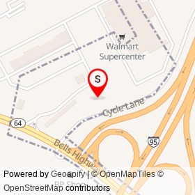 Walmart Gas on Lagrande Lane, Walterboro South Carolina - location map