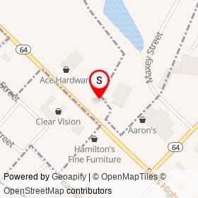 Bojangles' on Bells Highway, Walterboro South Carolina - location map