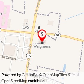 Walgreens on North Jefferies Boulevard, Walterboro South Carolina - location map