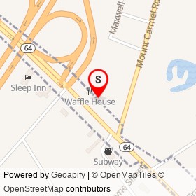 Southern Inn on Bells Highway, Walterboro South Carolina - location map