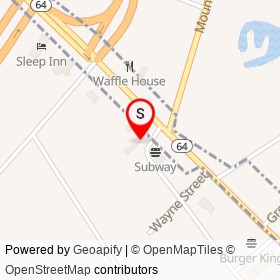 Sunset Inn on Dorsey Street, Walterboro South Carolina - location map