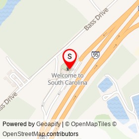No Name Provided on I 95;US 15;US 301, Santee South Carolina - location map