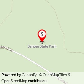 Santee State Park on ,  South Carolina - location map