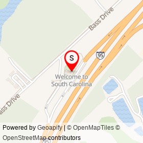 No Name Provided on I 95;US 15;US 301, Santee South Carolina - location map