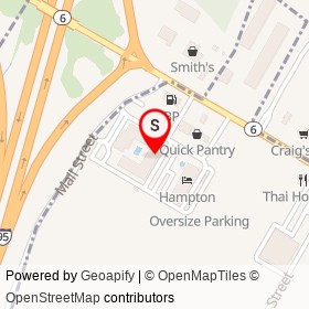 Whitten Inn on Mall Street, Santee South Carolina - location map
