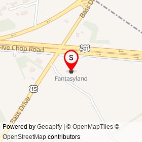 Fantasyland on Bass Drive, Santee South Carolina - location map