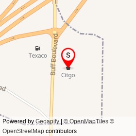 Citgo on Buff Boulevard, Summerton South Carolina - location map
