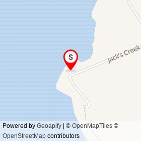 No Name Provided on Jack's Creek Road,  South Carolina - location map