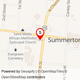 No Name Provided on South Church Street, Summerton South Carolina - location map